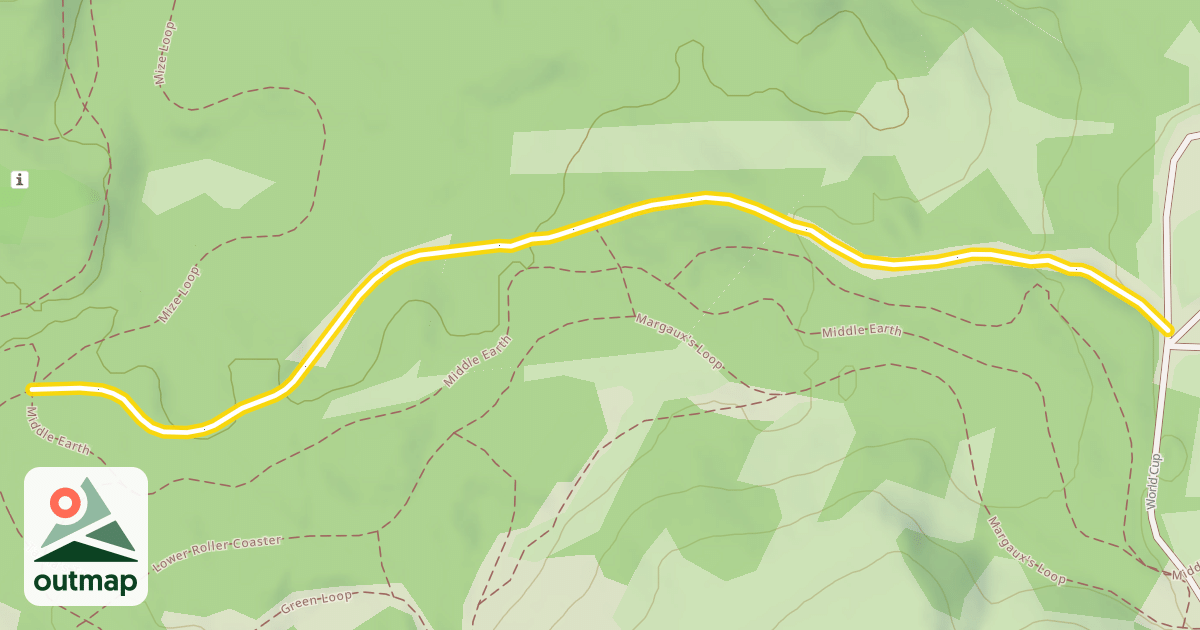 Map of Elliot's Climb