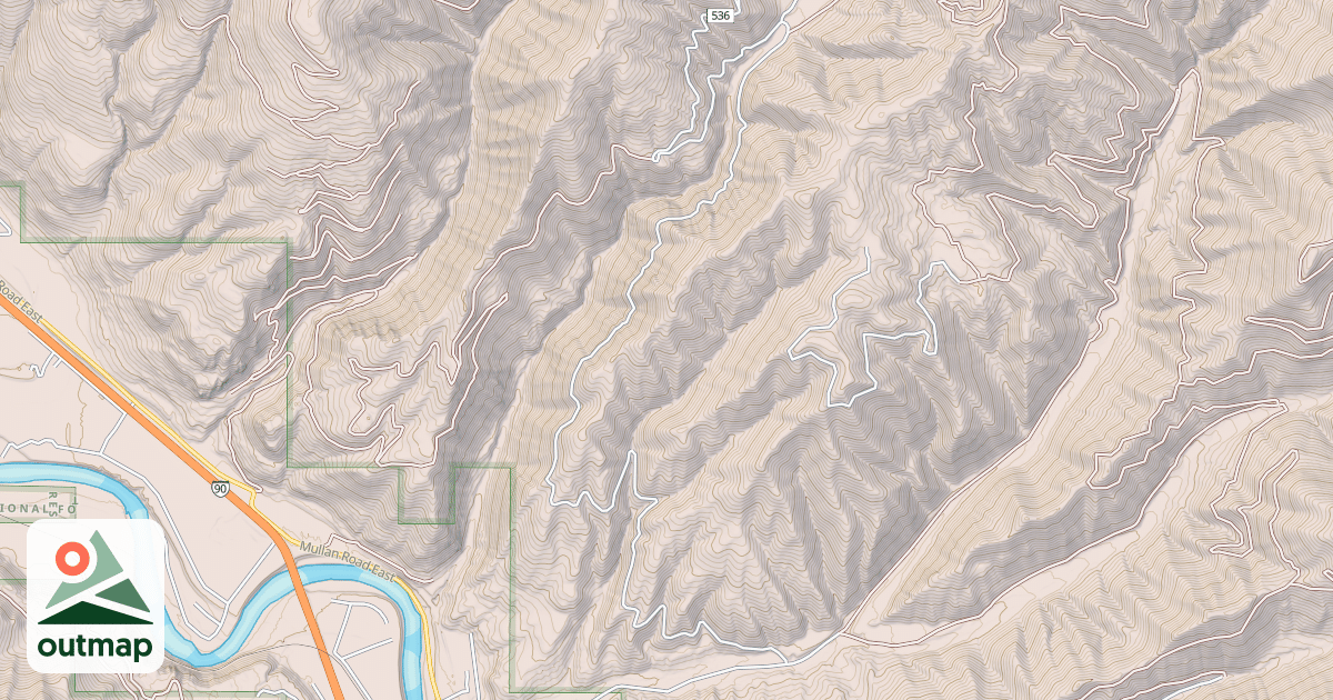 Map of FIRST CREEK
