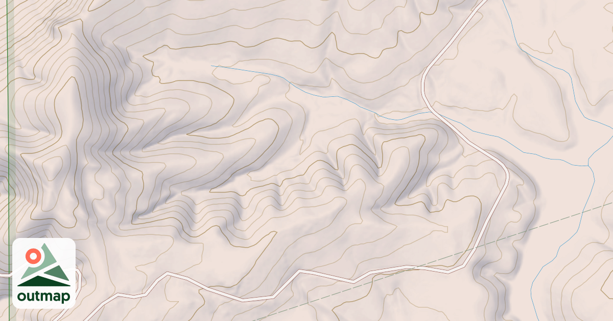 Map of STARR MTN.