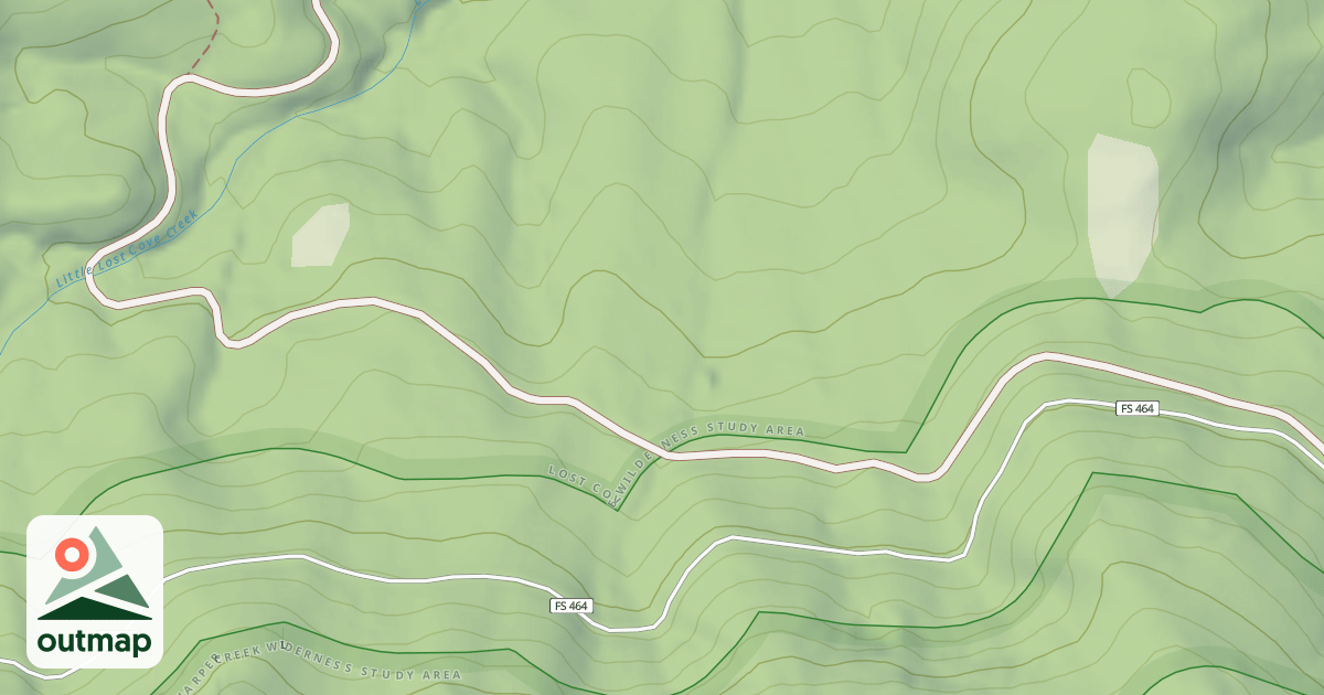 Map of LOSTCOVE