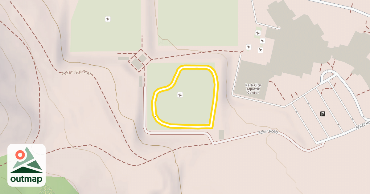 Map of Ecker Hill Nordic Trail