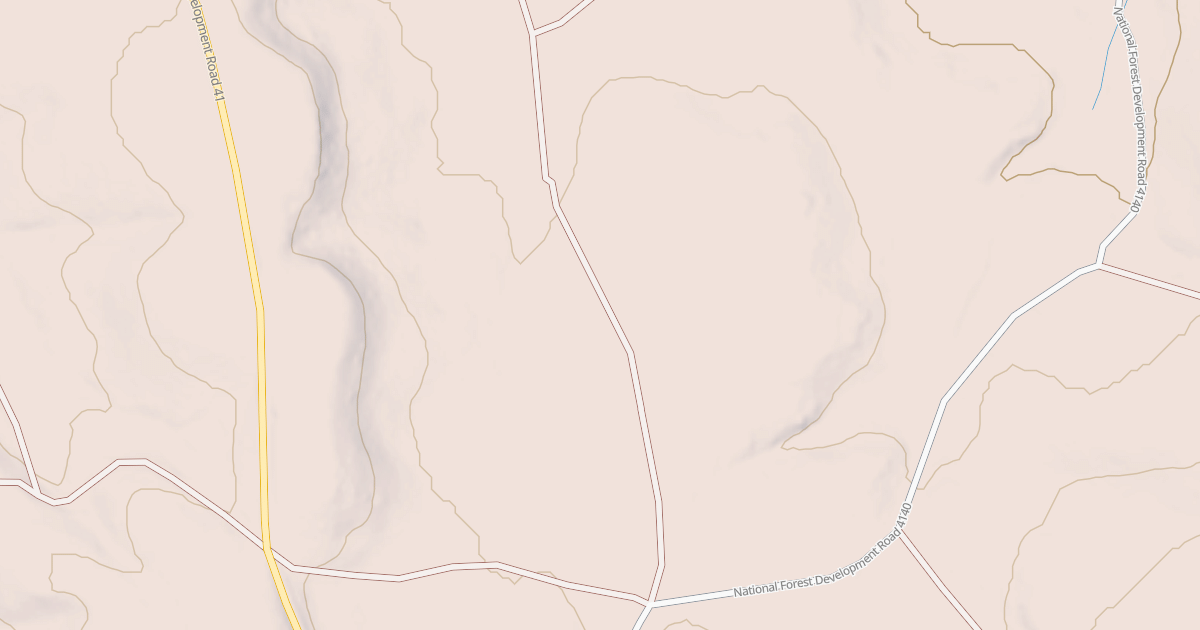 Map preview of USFS National Forest System Roads {200C6587-0B2B-4C50-A0A8-363D241EF460}