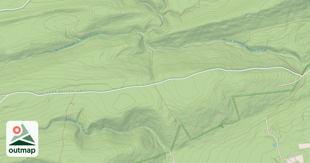 Map of Bald Eagle State Forest Snowmobile Trails