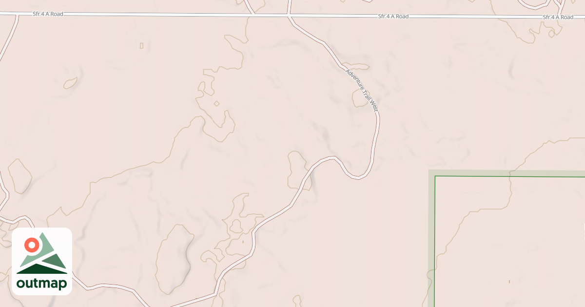 Map of Straight Arrows Trail