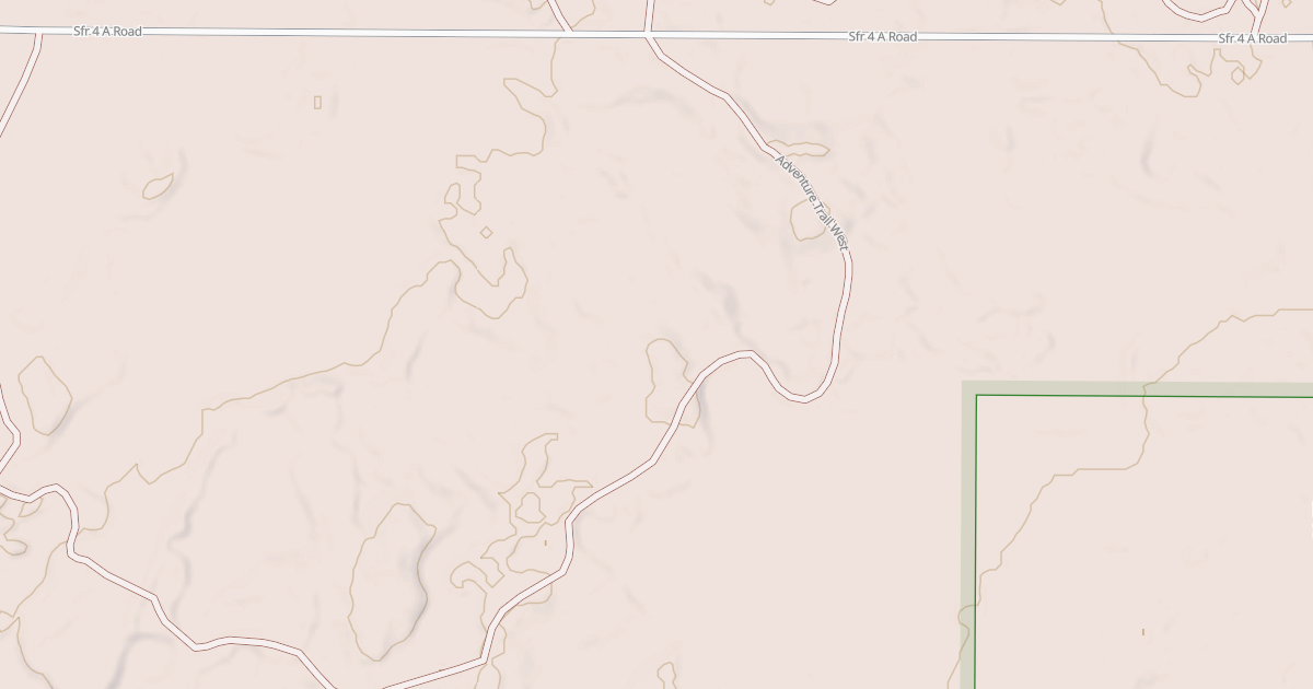 Map preview of Straight Arrows Trail
