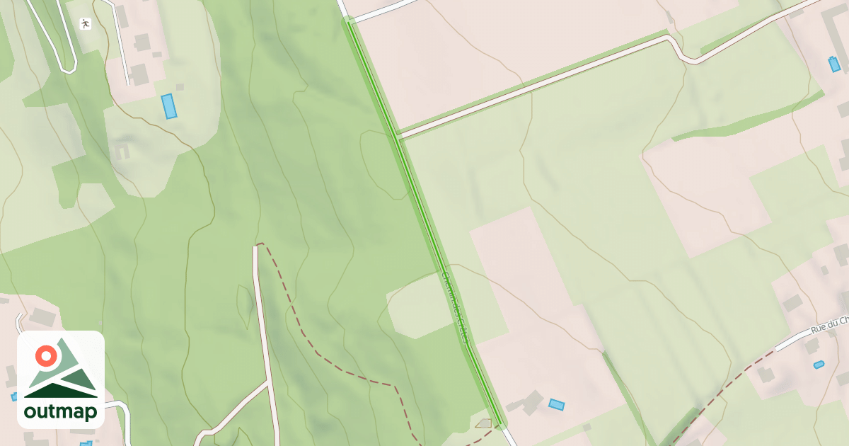 Map of Chemin des Crêtes