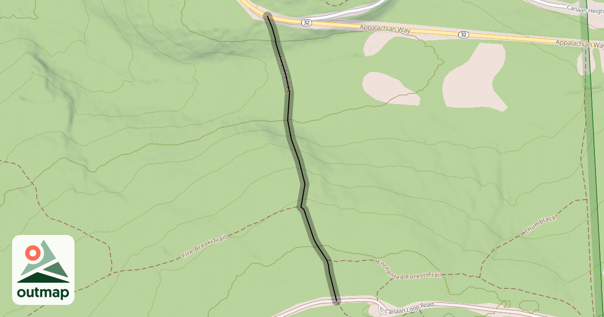 Map of Fire Trail #2