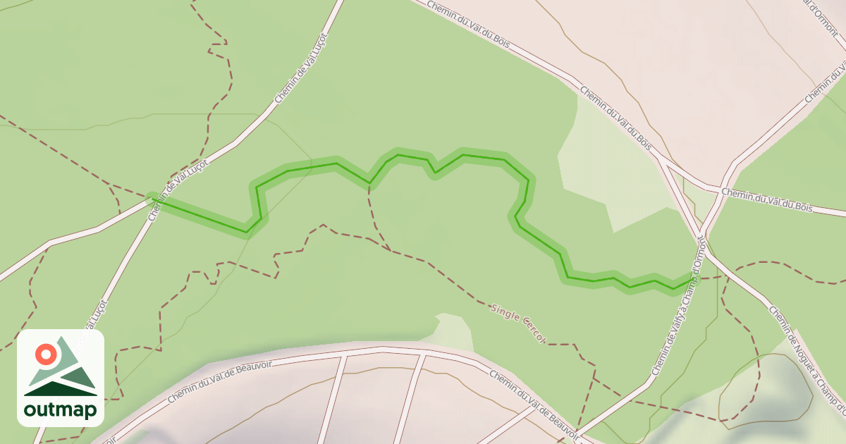 Map of Single du Champ D'Ormont
