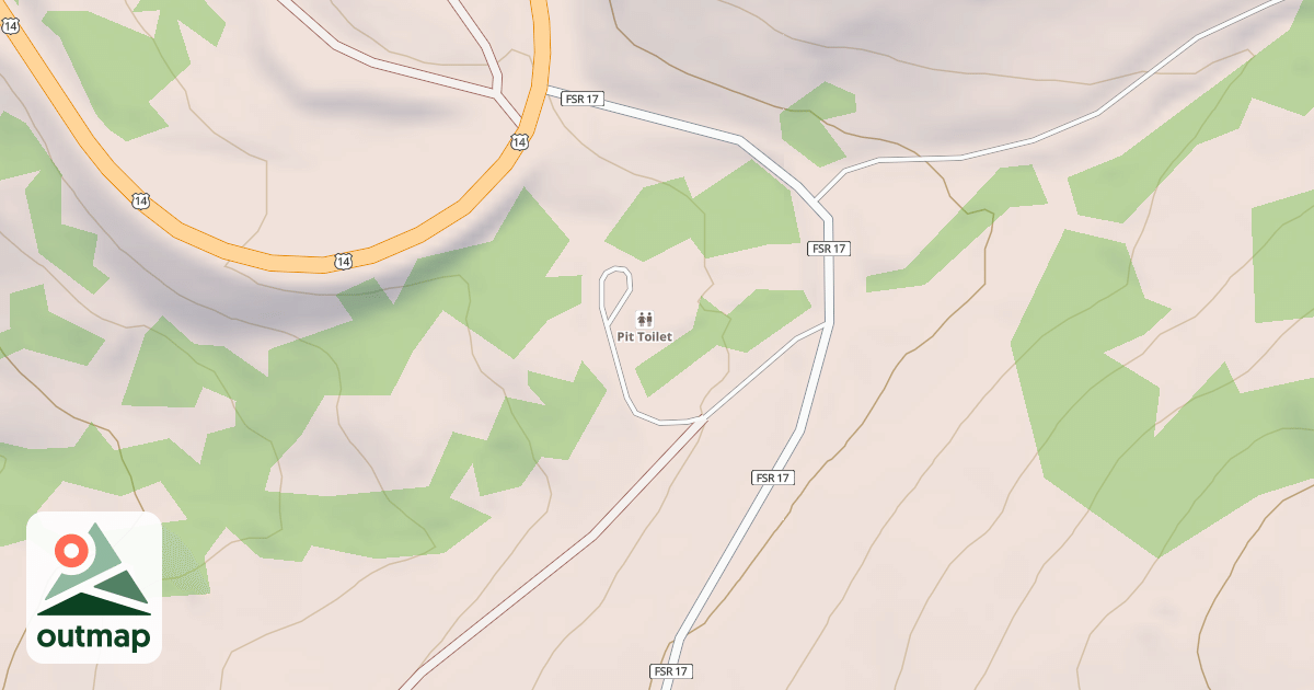 Map of CABIN CREEK P.G.