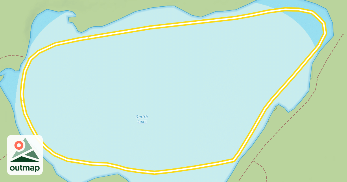 Map of Smith Lake Trail
