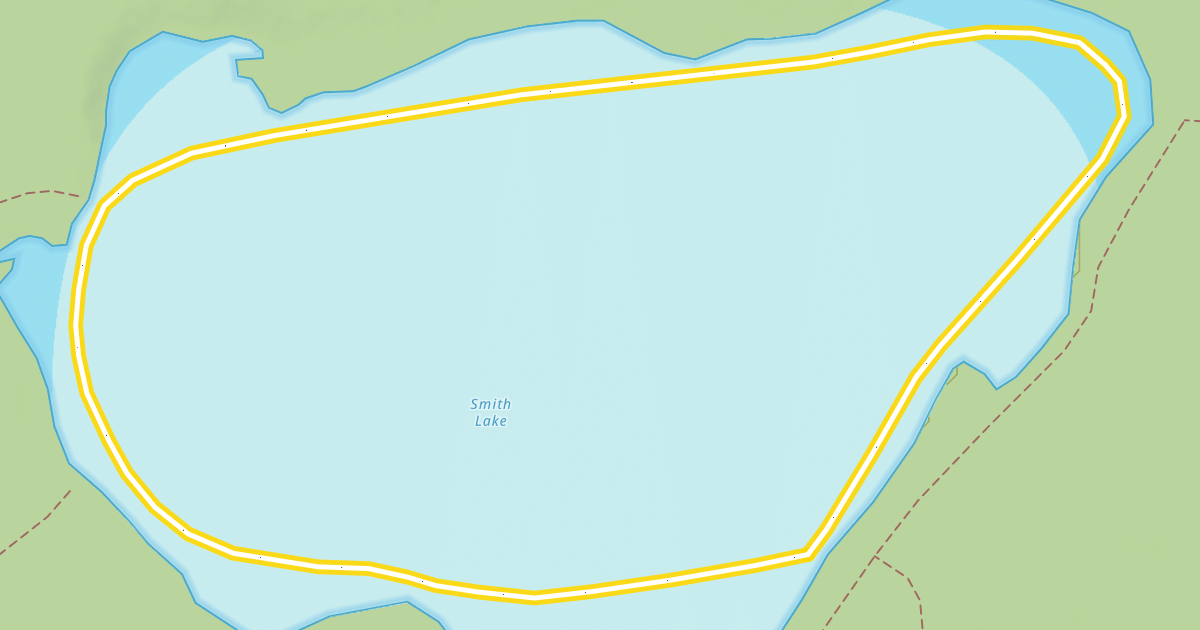 Map preview of Smith Lake Trail