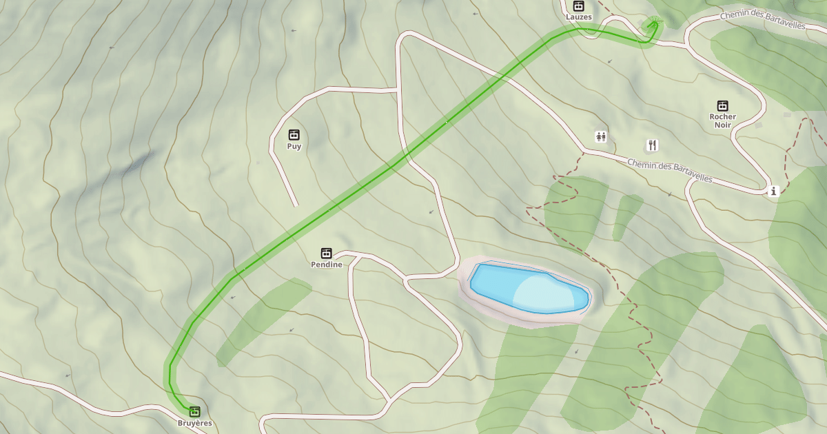 Map preview of Mésanges
