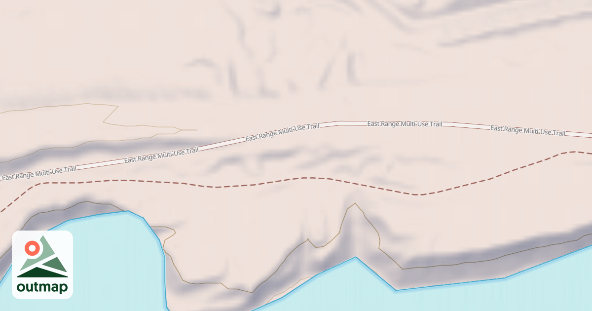 Map of East Range OHV Trail