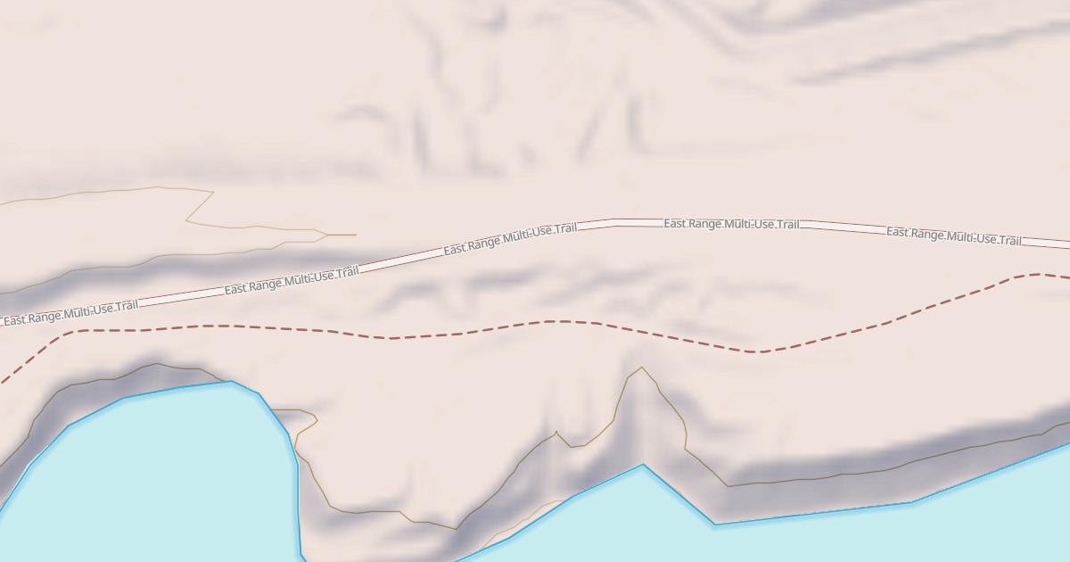 Map preview of East Range OHV Trail