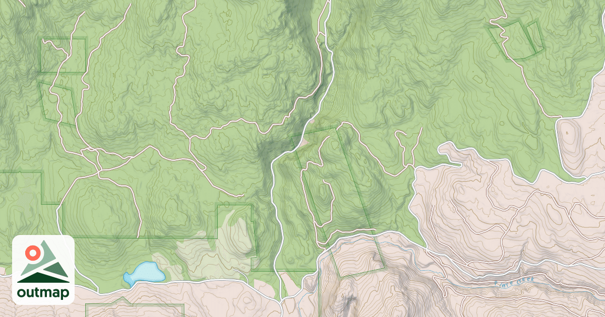 Map of BOX CANYON