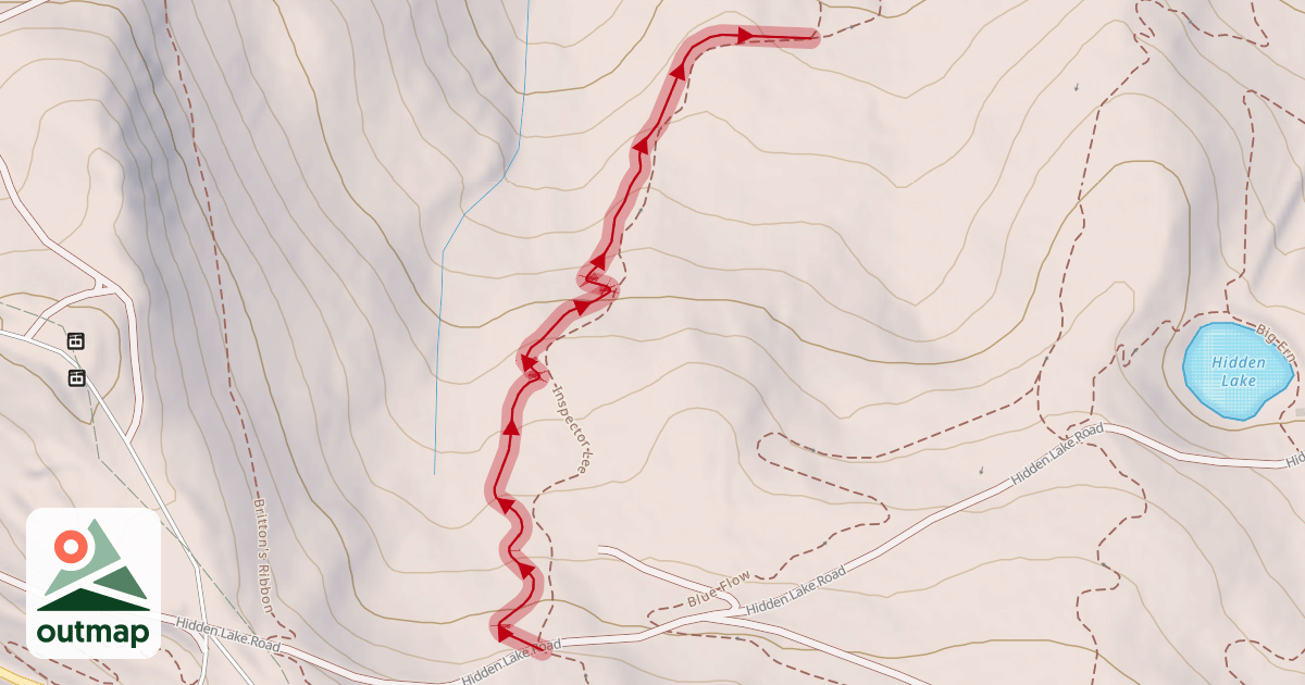 Map of Expert Jump Trail