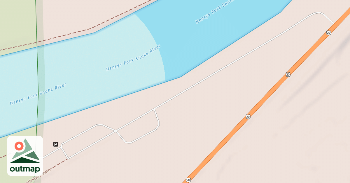 Map of LAST CHANCE FISHERMAN ACCESS