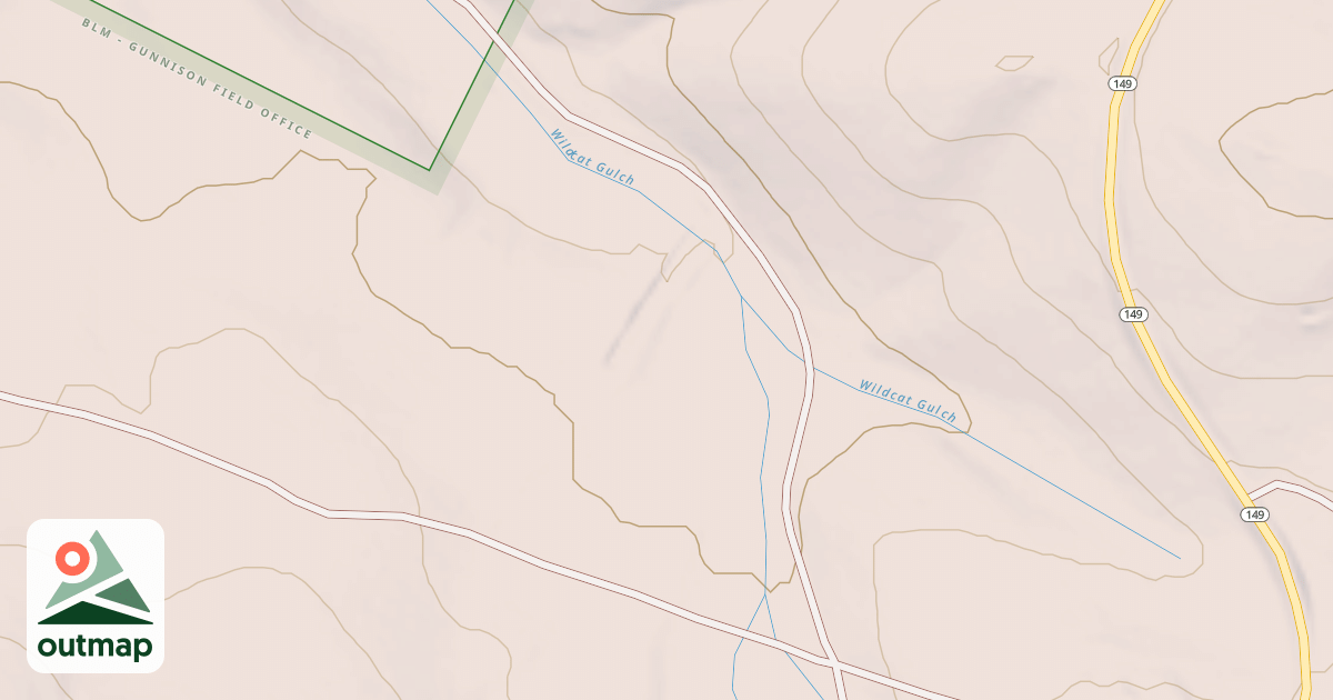 Map of BLM National GTLF Public Motorized Roads 2fa2a4c5-6c9d-4480-8e88-8ee81a67d426