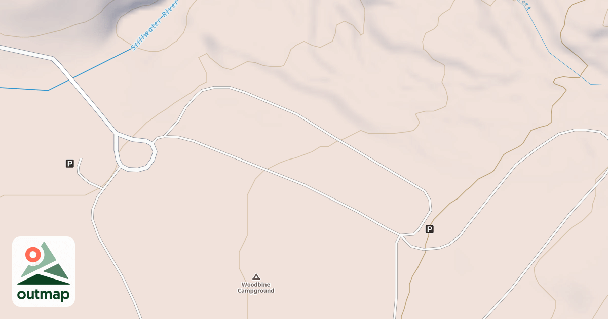 Map of WOODBINE CG SECOND LOOP LEFT