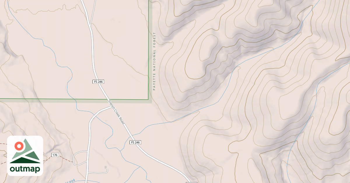Map of BURGDORF HOT SPRINGS