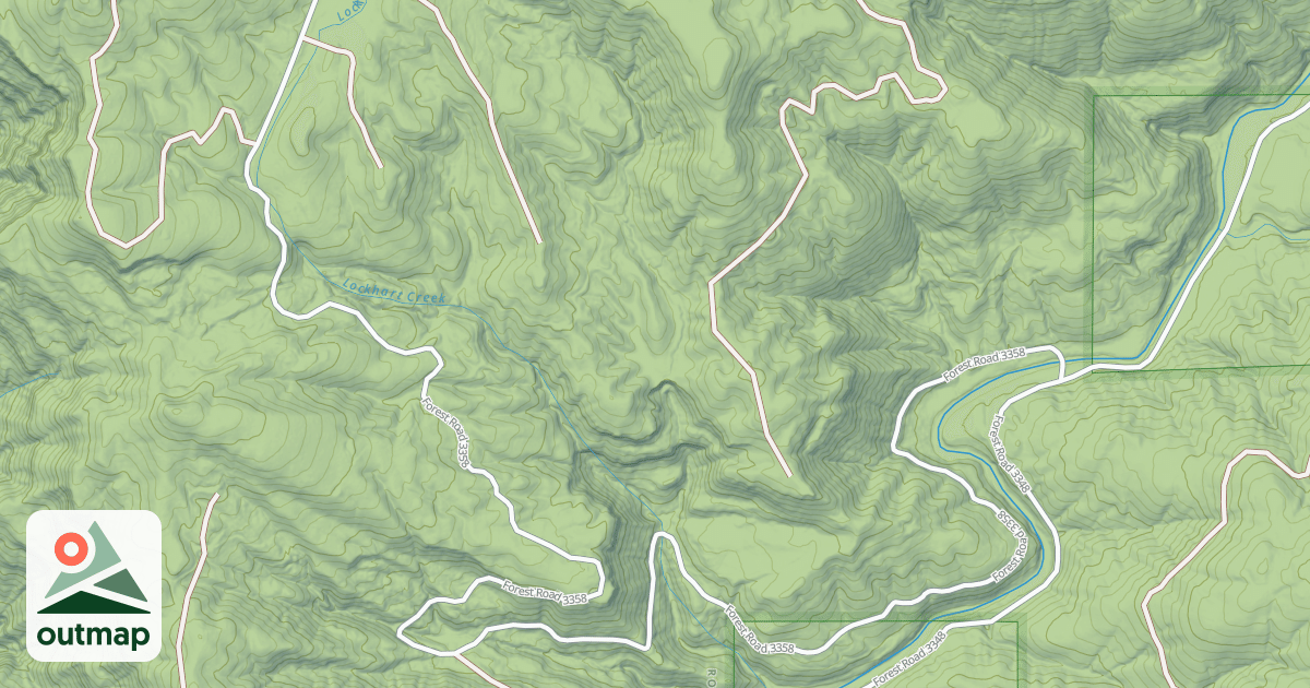 Map of ELK CREEK