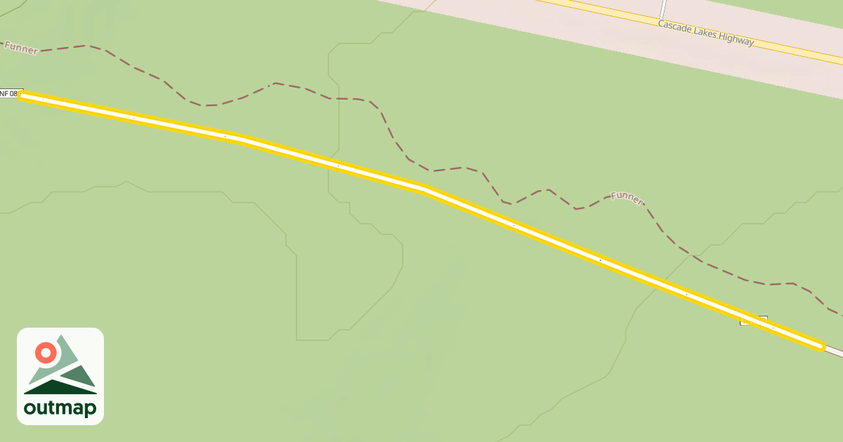 Map of Forest Road 4614-080