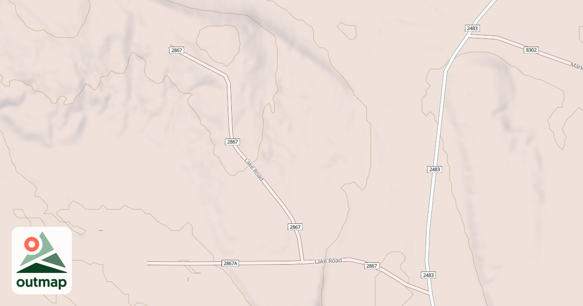 Map of LAKE ROAD