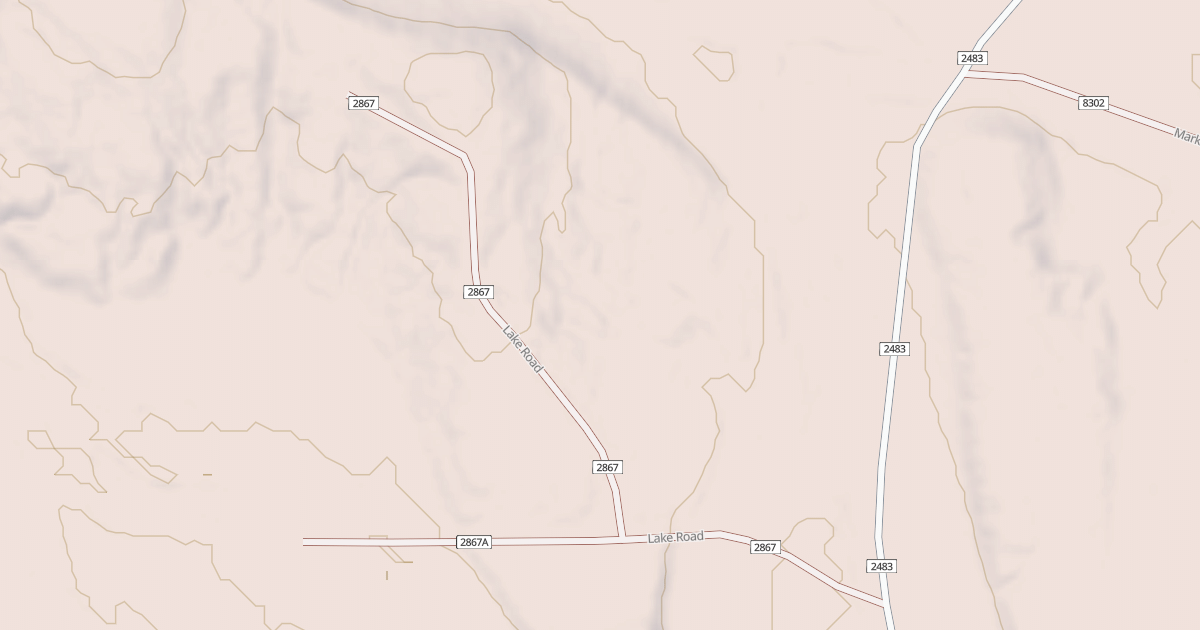 Map preview of LAKE ROAD