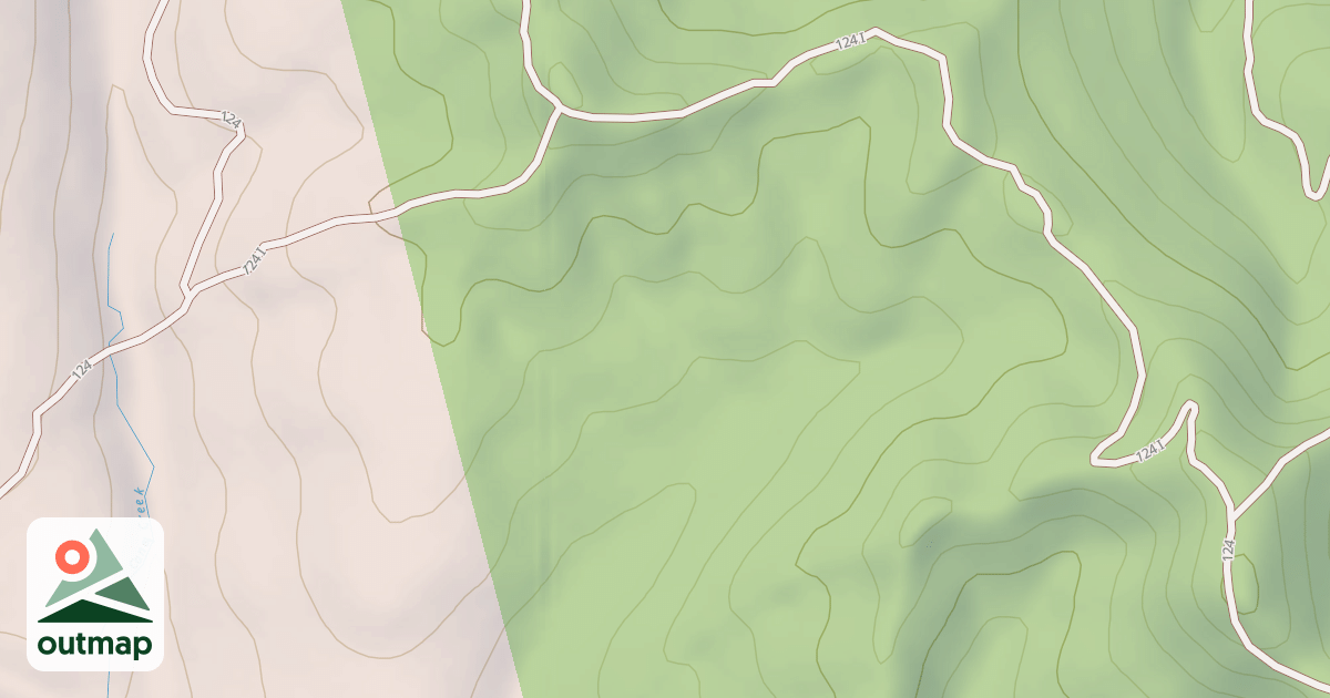 Map of USFS Motor Vehicle Use Map Trails 20176