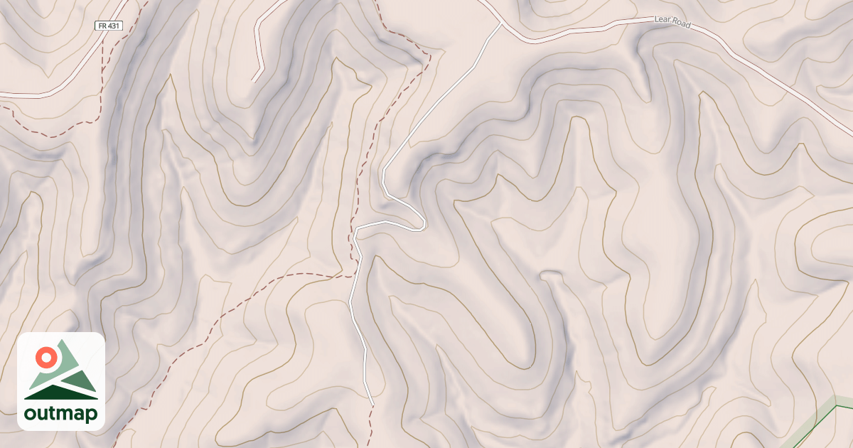 Map of PANTHER RIDGE