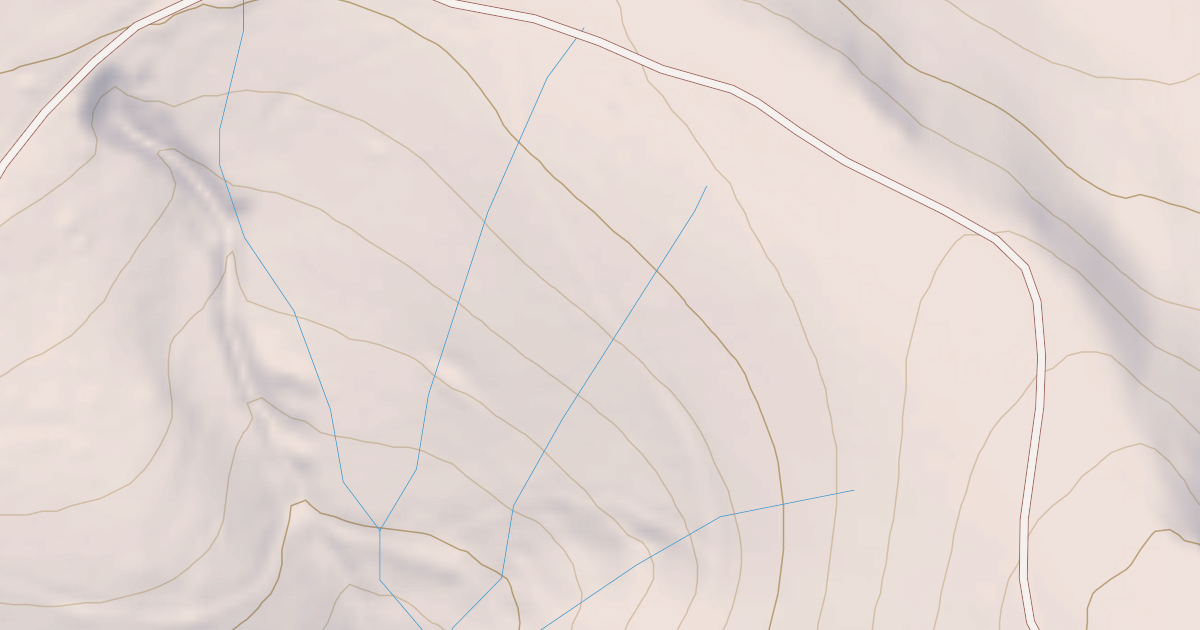 Map preview of CLAREMONT SPUR