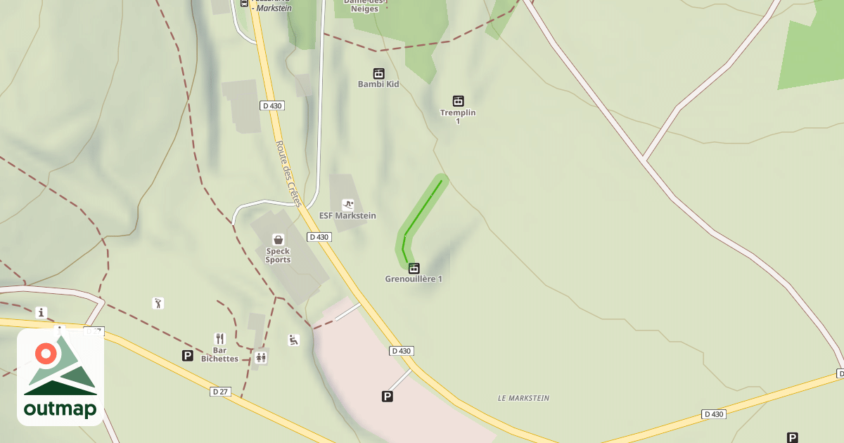 Map of Grenouillère 1