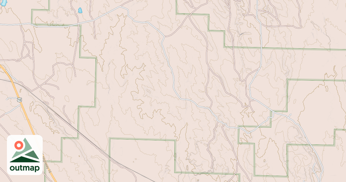 Map of Pumpcreek Trail