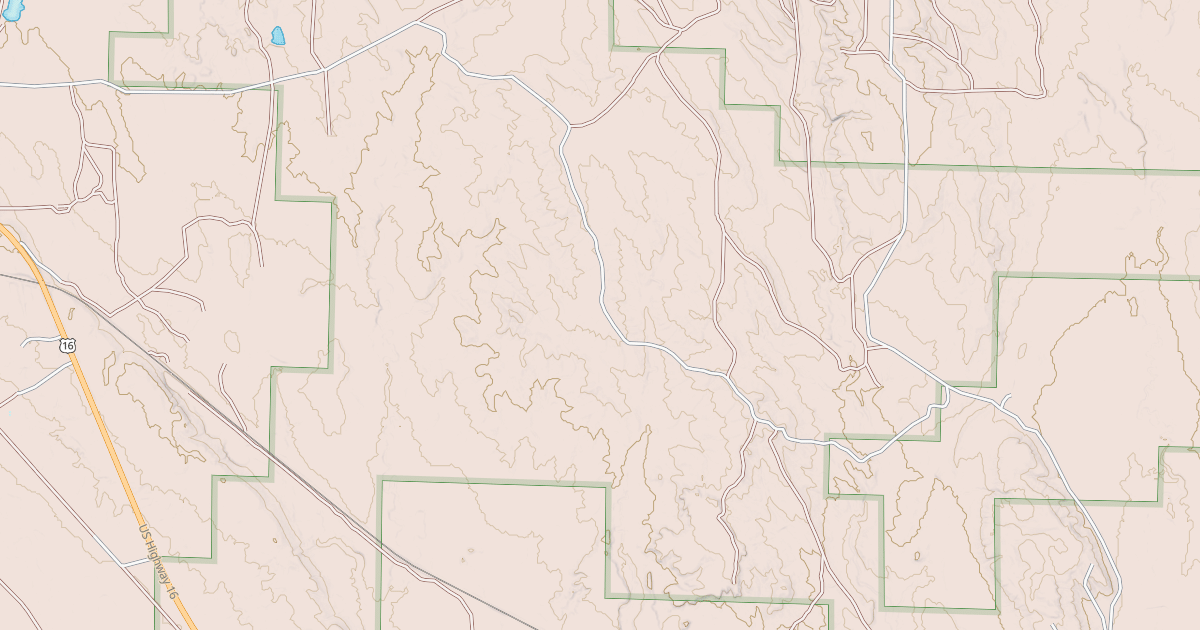 Map preview of Pumpcreek Trail