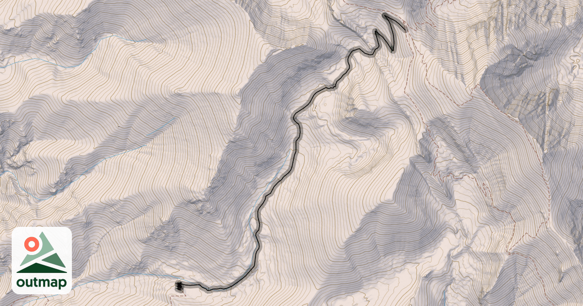 Map of Corbly Gulch Trail