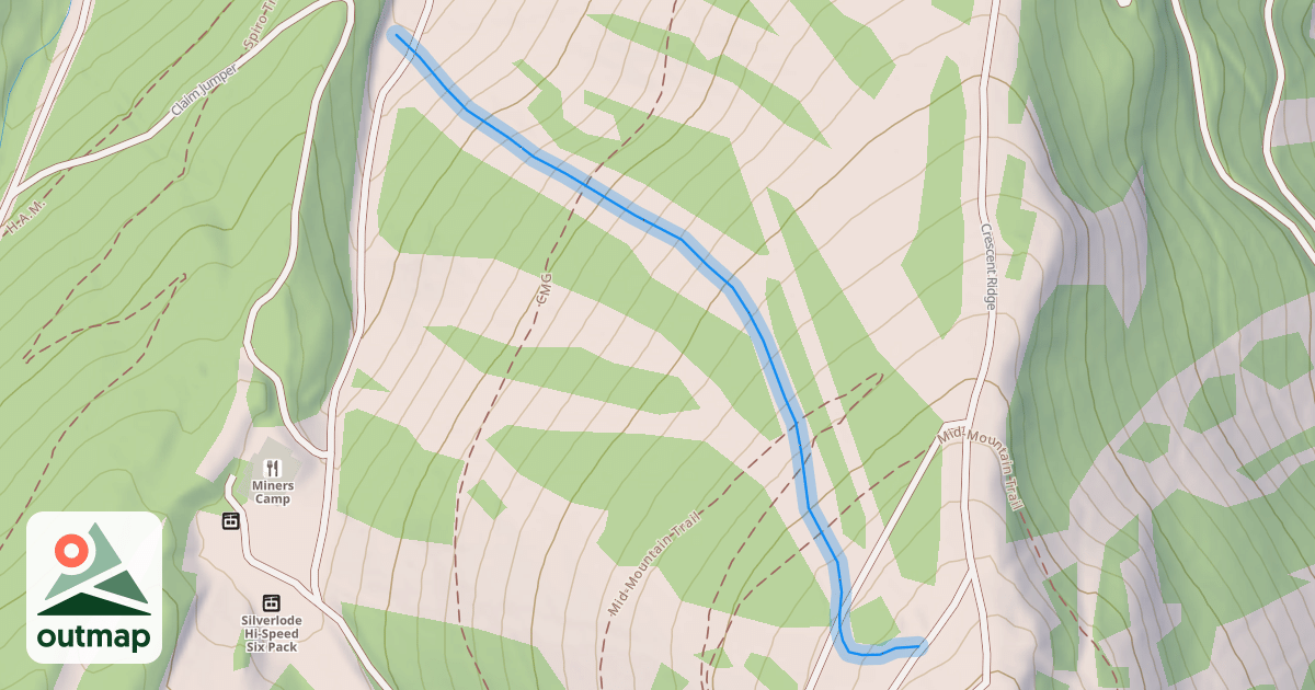 Map of Courchevel