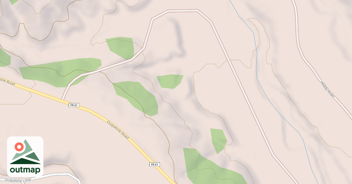 Map of LOWER CORRAL