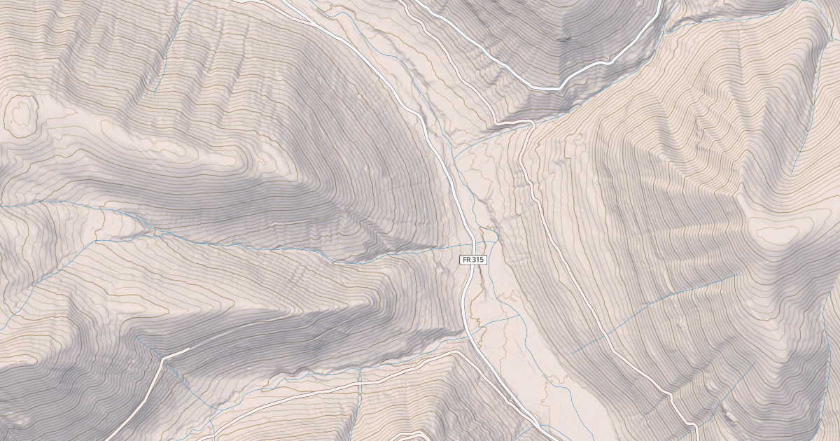 Map preview of HALLOWAT CREEK NORTH