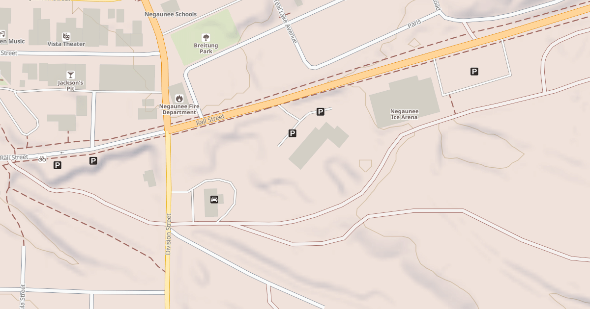 Map preview of Ishpeming To Republic Route