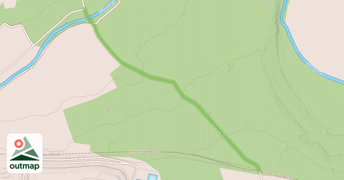 Map of Chemin du Gril