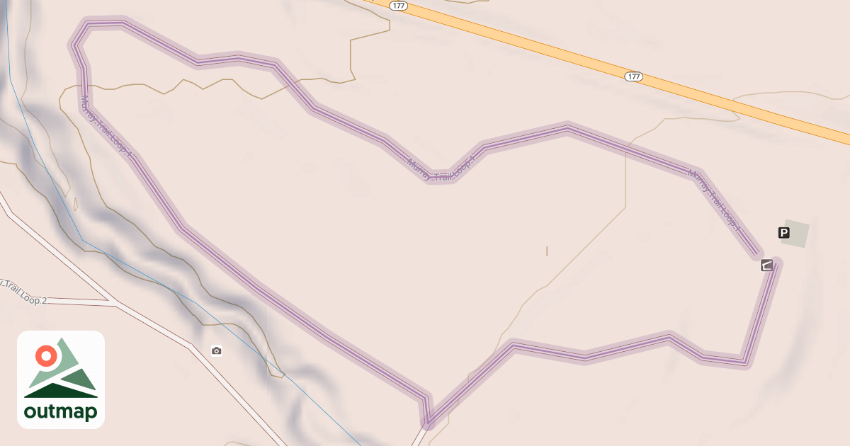 Map of Murray Trail Loop 1