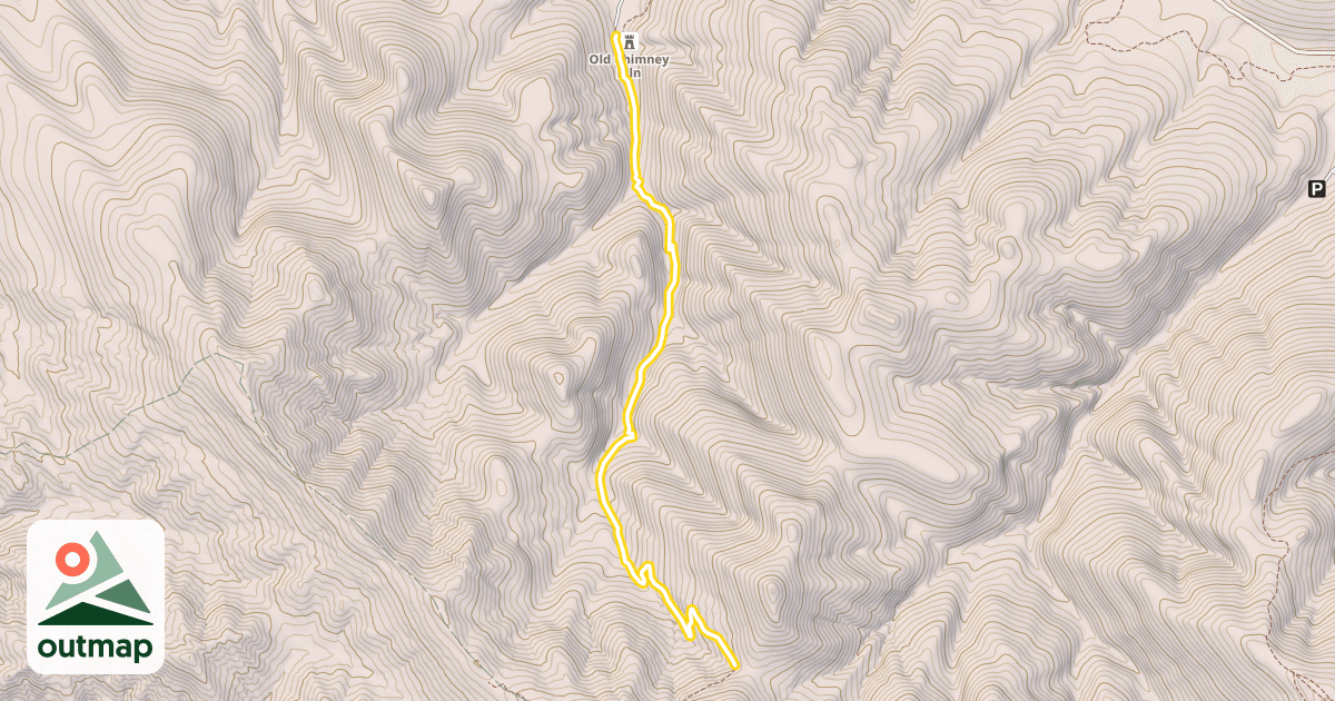 Map of Pole Canyon Trail