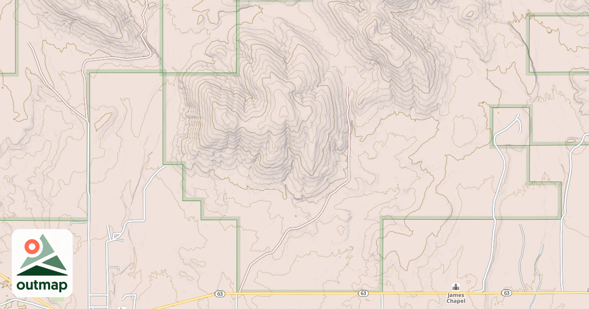 Map of WHITESBORO
