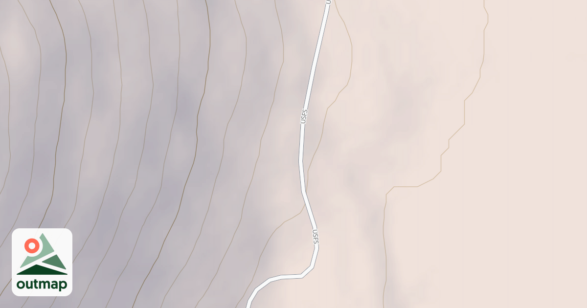 Map of Lower Cone Road