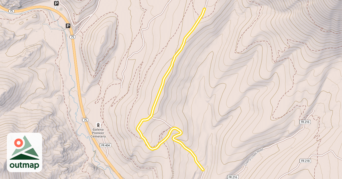Map of Cherry Ridge