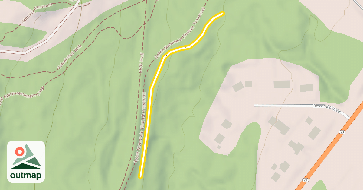 Map of Roller Coaster