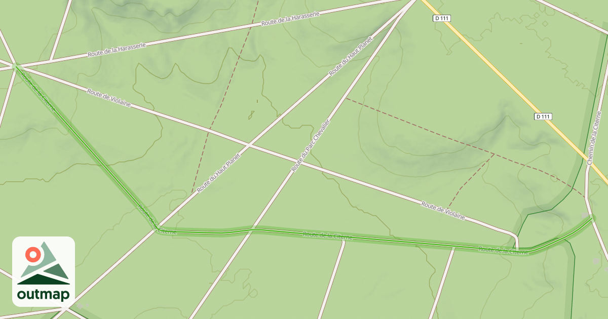 Map of Route de la Citerne