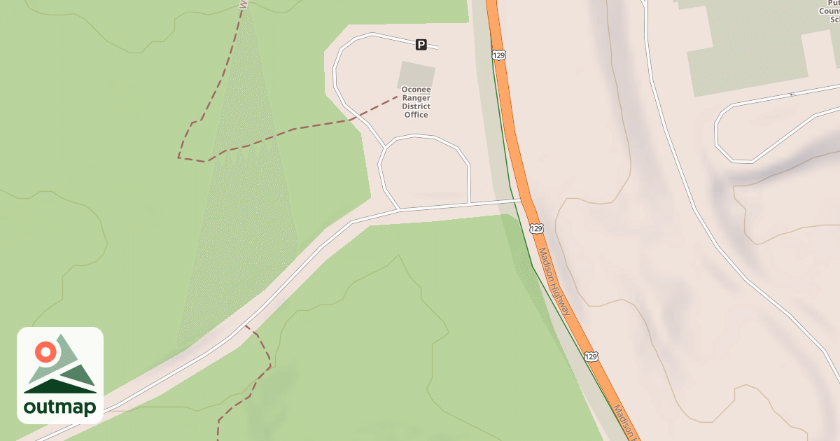 Map of OCONEE WORK CENTER