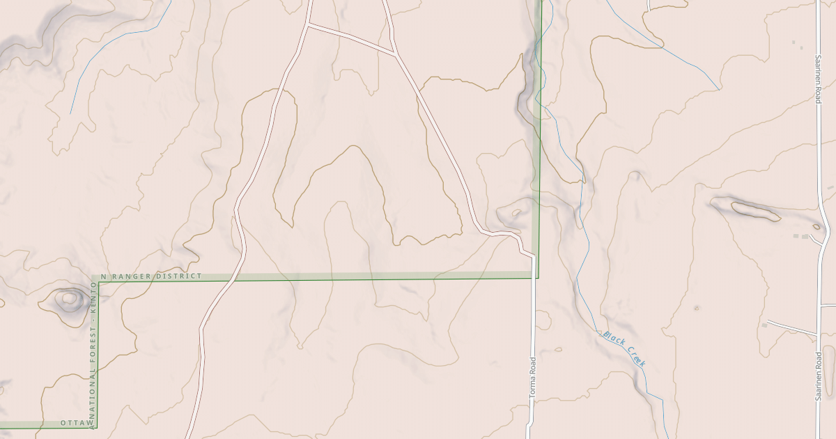 Map preview of USFS Motor Vehicle Use Map Trails 22457