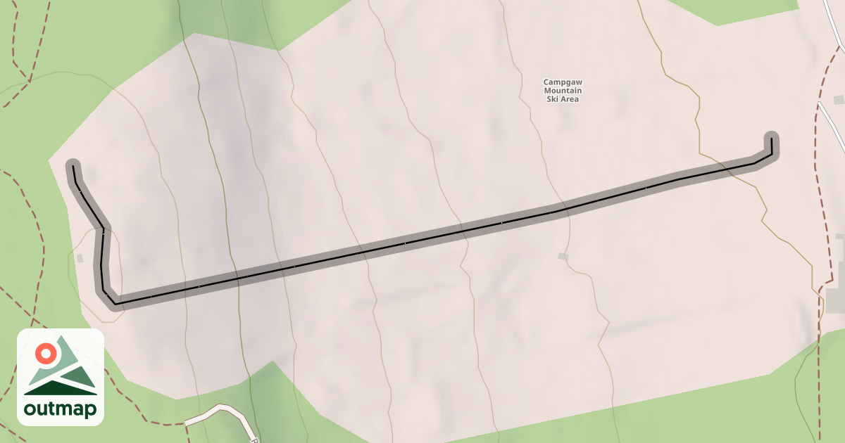 Map of Upper Race Trail